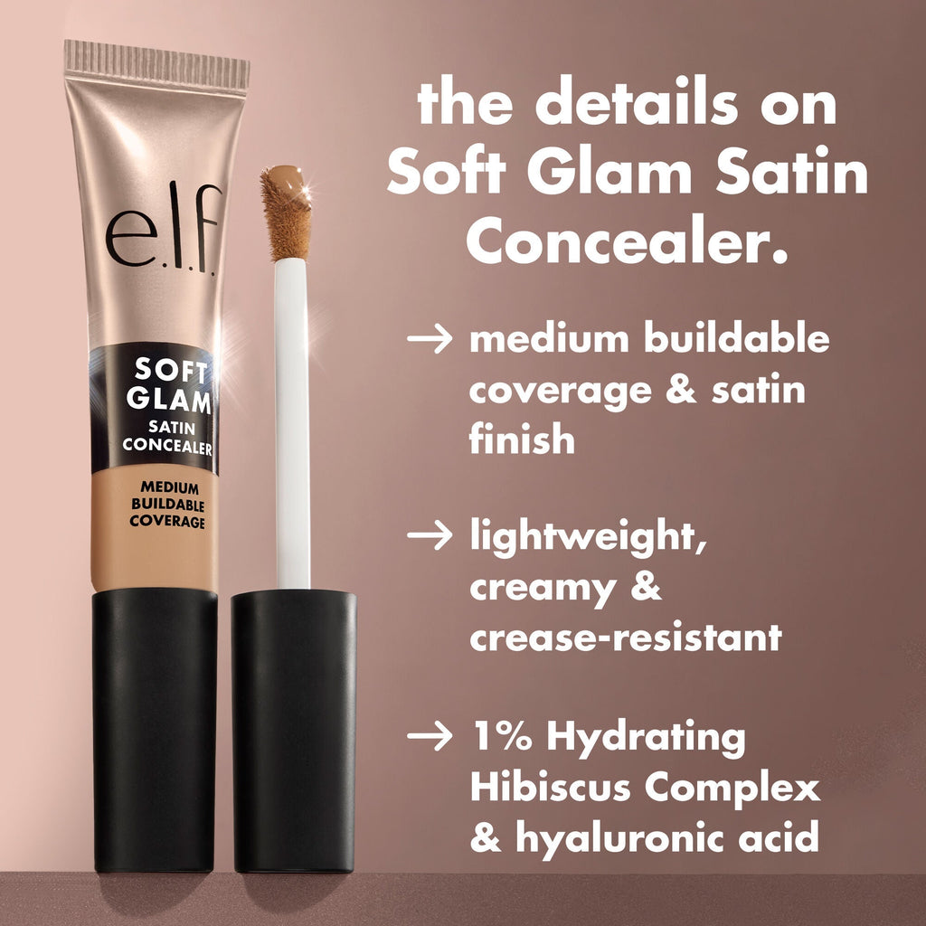 All About Medium Coverage Soft Glam Concealer In a Satin Finish