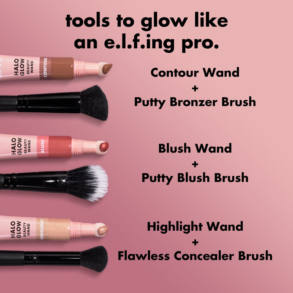 Makeup brushes to use with Halo Glow Beauty Wands