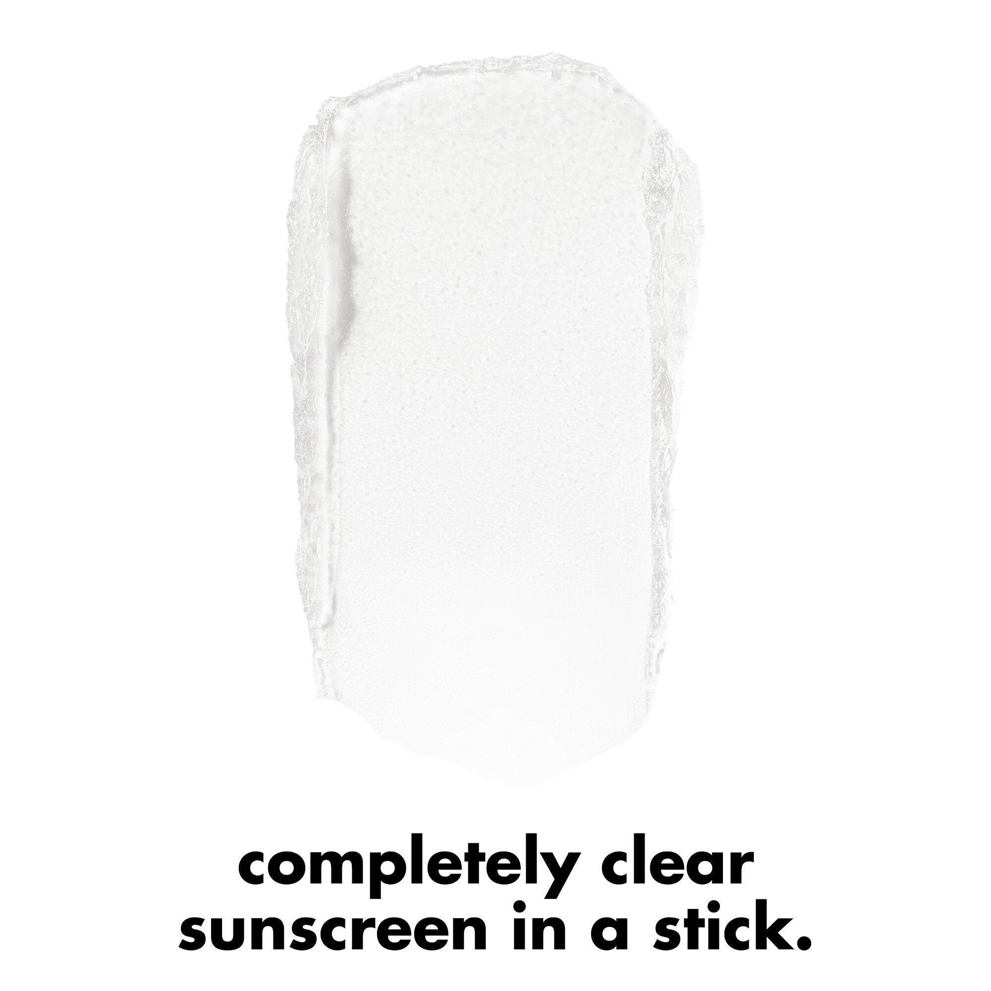 Clear Sunscreen Stick Swatch