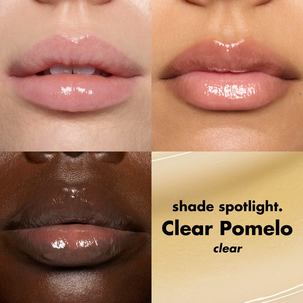 Shade Spotlight on Different Skin Tones: Clear Pomelo