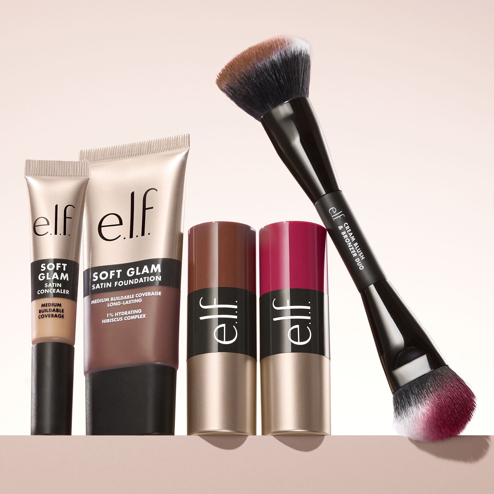 The Soft Glam Makeup and Brush Collection