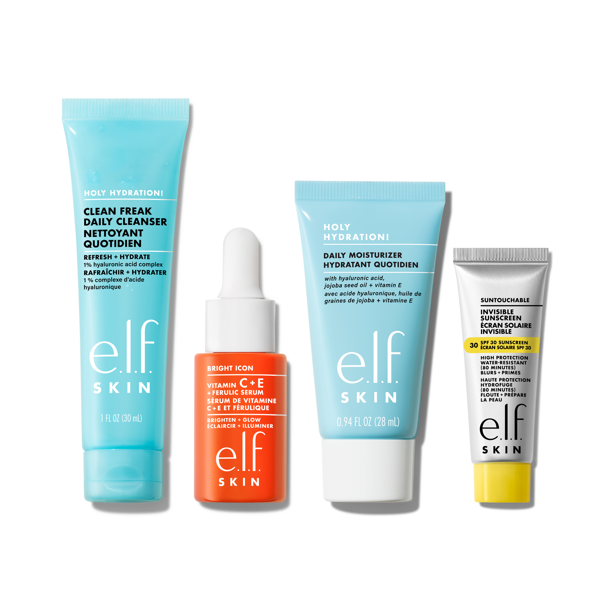 Wake the e.l.f. Up Skincare Kit