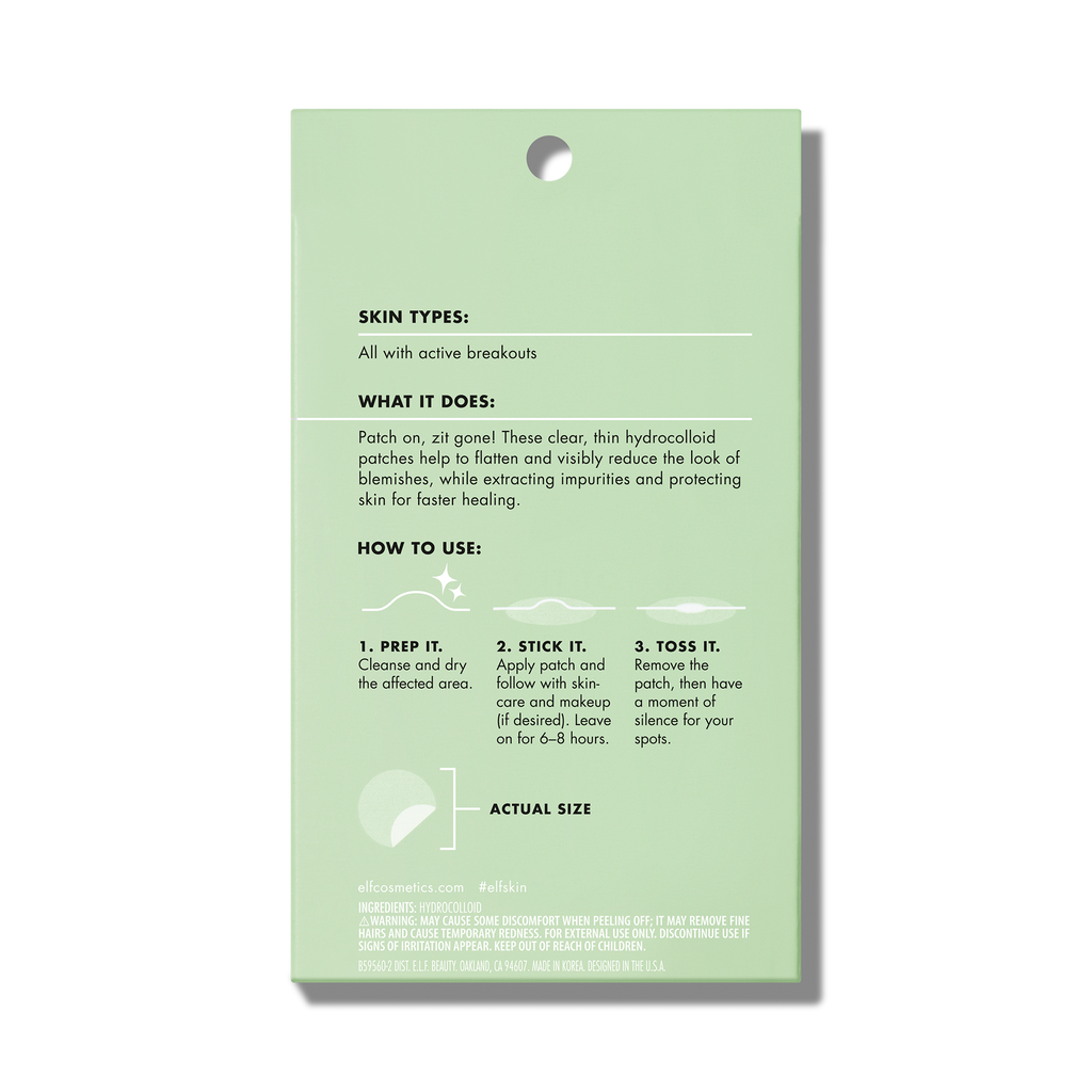 e.l.f. Invisible Acne Patches Pimple Patches