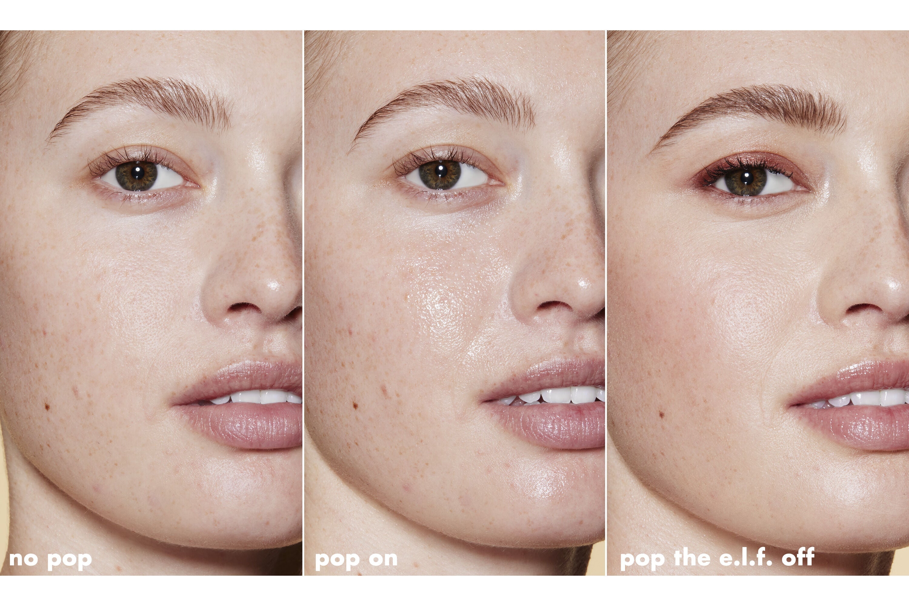 Cari Skin Before and After Apply Jelly Pop Dew Primer
