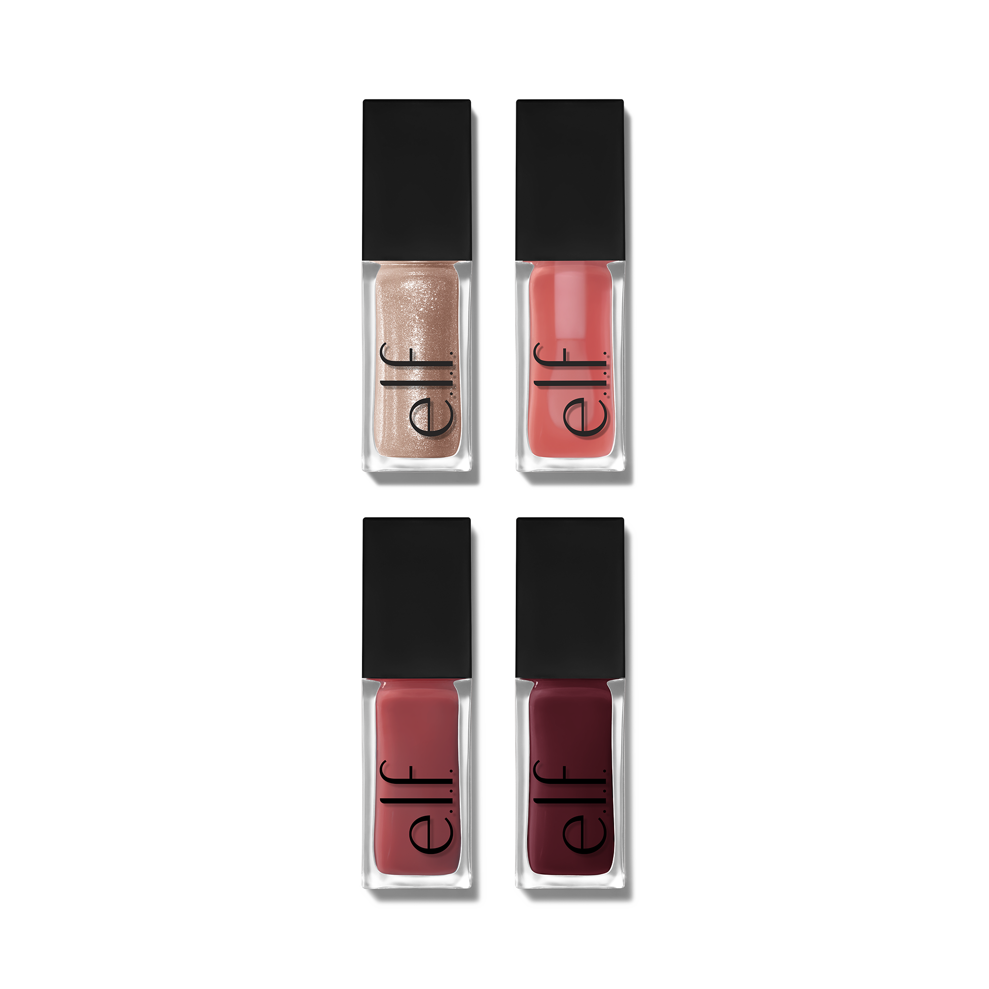 Glow Reviver Quad Goals Lip Oil Kit Collection of Shades