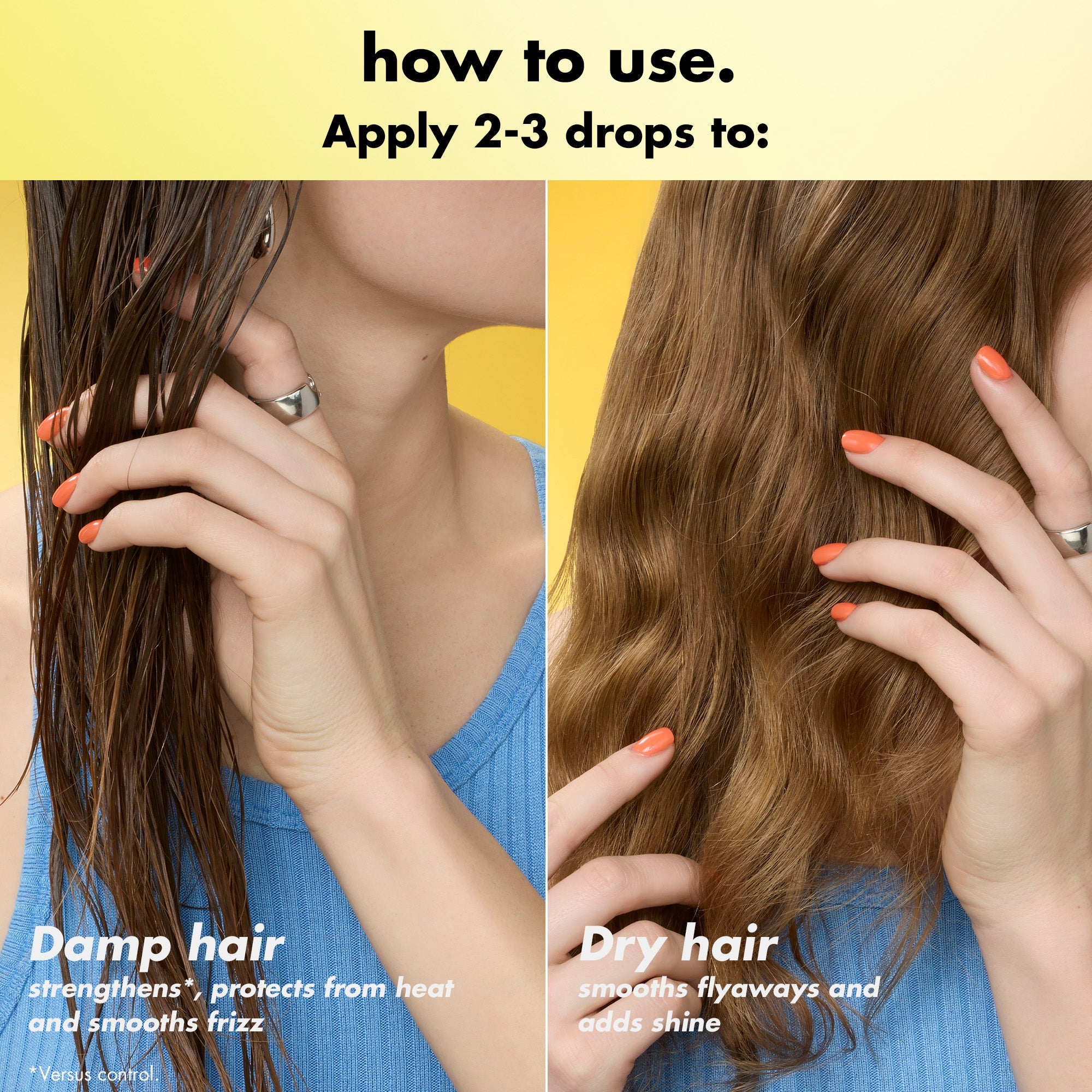 How To Use Gloss Mode Hair Treatment Oil on Damp and Dry Hair