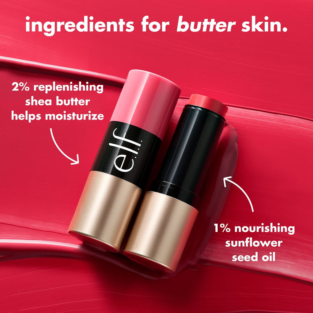 Soft Glam Cream Blush Nourishing and Moisturizing Ingredients: 2% Shea Butter & 1% Sunflower Seed Oil