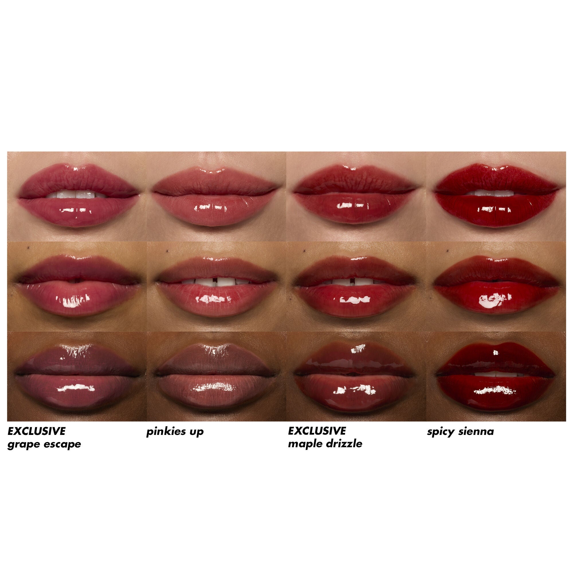 Glossy Lip Stain Shades 4 Days Kit