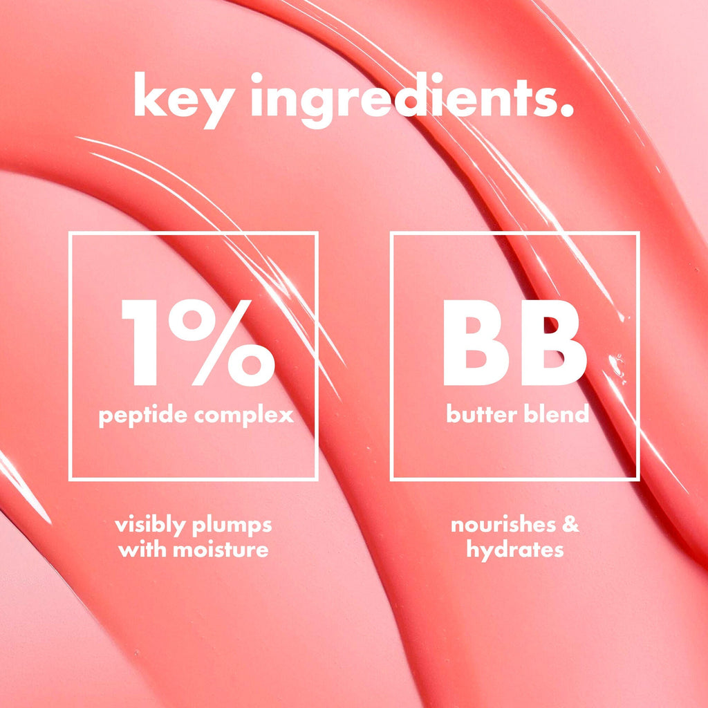 Key Ingredients: 1% Peptide Complex to Plump and Moisturize, Butter Blend to Nourish and Hydrate