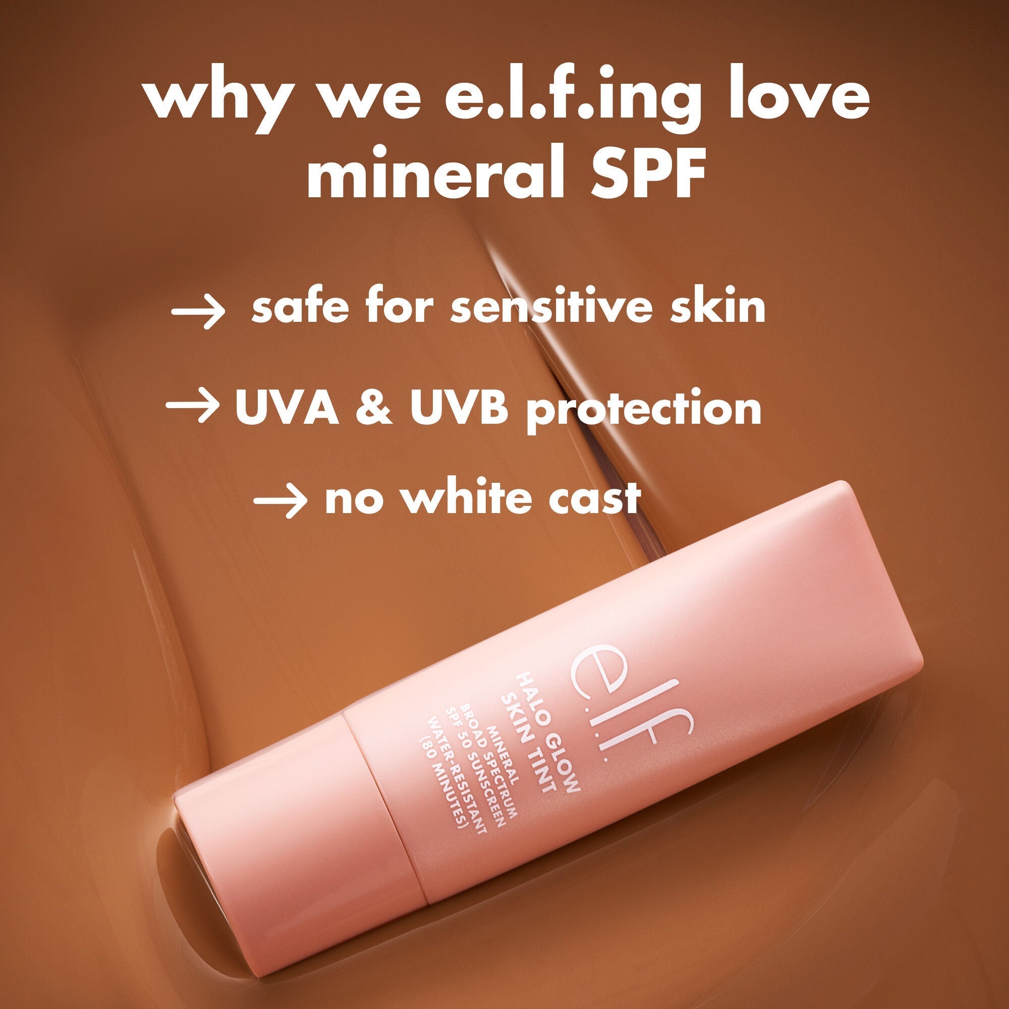 Hallo Glow Skin Tint SPF 50 is Safe for Sensitive Skin, UVA & UVB Protection